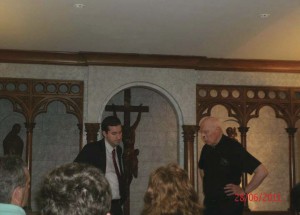 A Guest Speaker with Monsignor Reilly