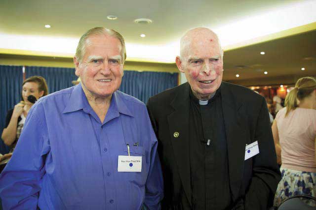 The Hon Rev Fred Nile MLC and Monsignor Philip Reilly