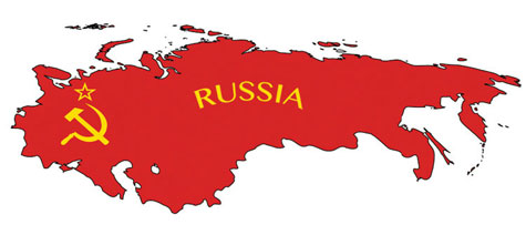 map of russia