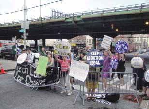 the group of protesters